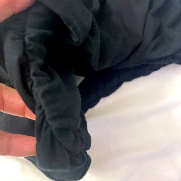 NWT Pull&Bear One Shoulder Crop Top | Black Asymmetrical Going Out Top | Large - Picture 7 of 9